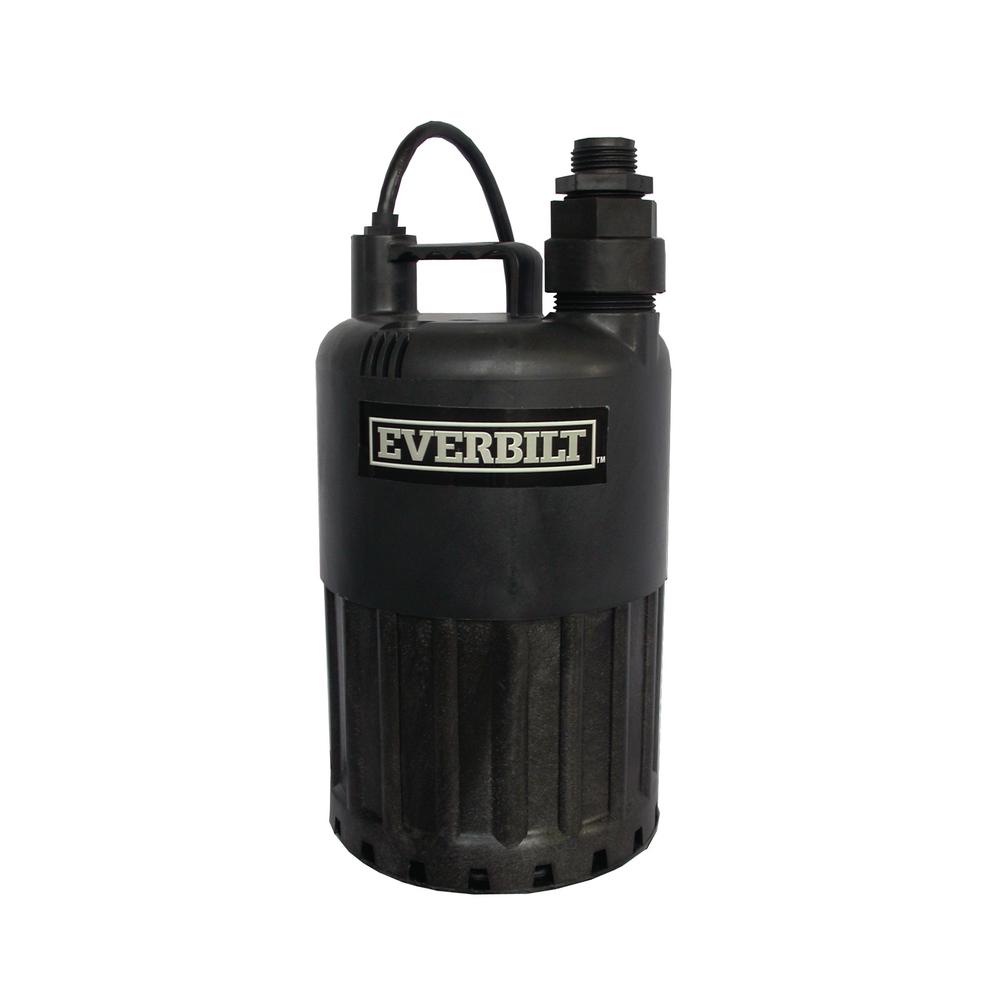 Everbilt 4 10 Hp Waterfall Submersible Utility Pump Sup80 Hd The Submersible Utility Pump Sup80 Hd