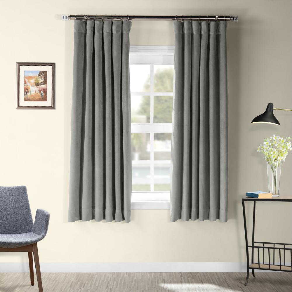 silver grey curtain fabric