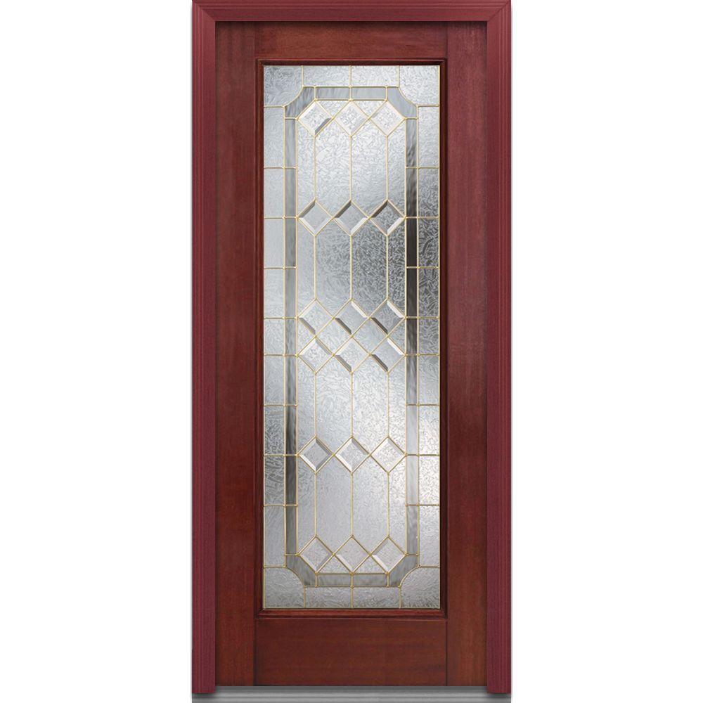 MMI Door 32 In. X 80 In. Majestic Elegance Right-Hand Full Lite Classic ...