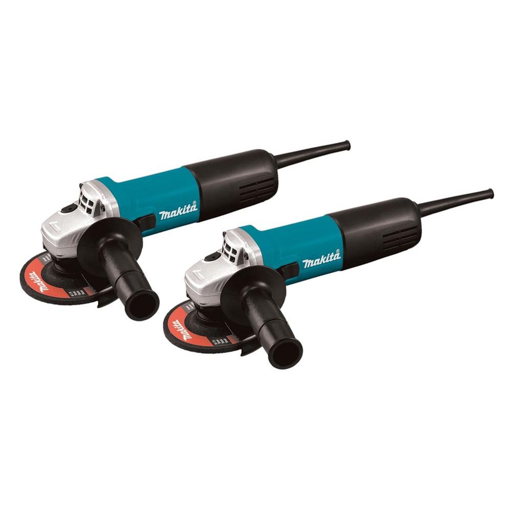Makita 7.5Amp 41/2 in. Corded Angle Grinder with AC/DC Switch (2Pack