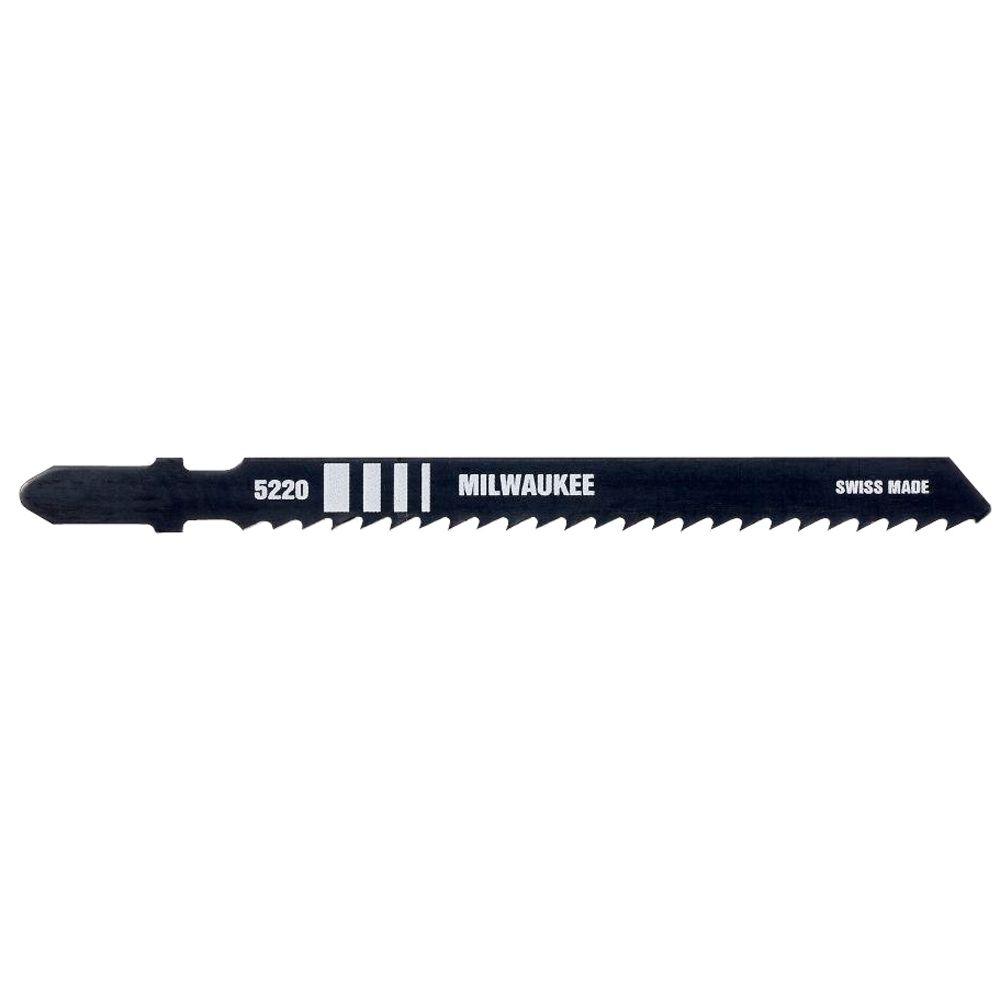 Milwaukee 4 in. 6 TPI T Shank High Carbon Steel Jig Saw Blade4842