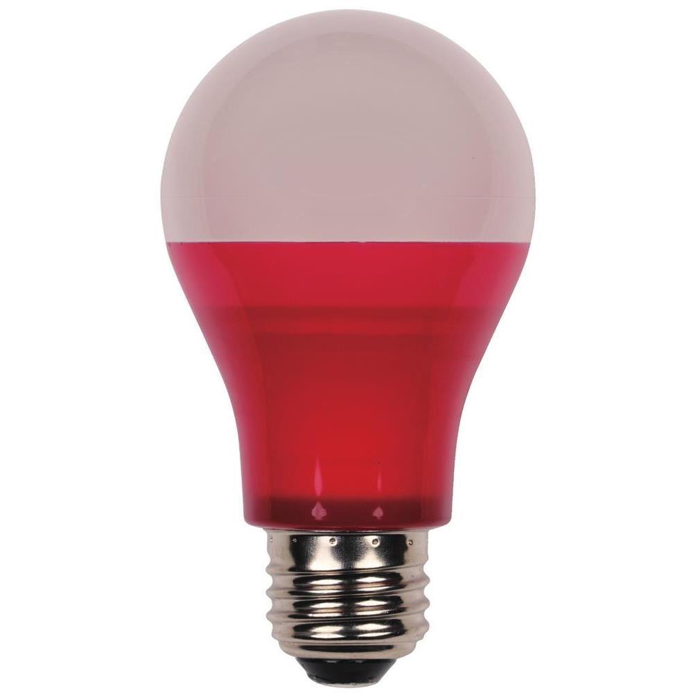 Red Light Bulbs Lighting The Home Depot 40 Watt Equivalent Red