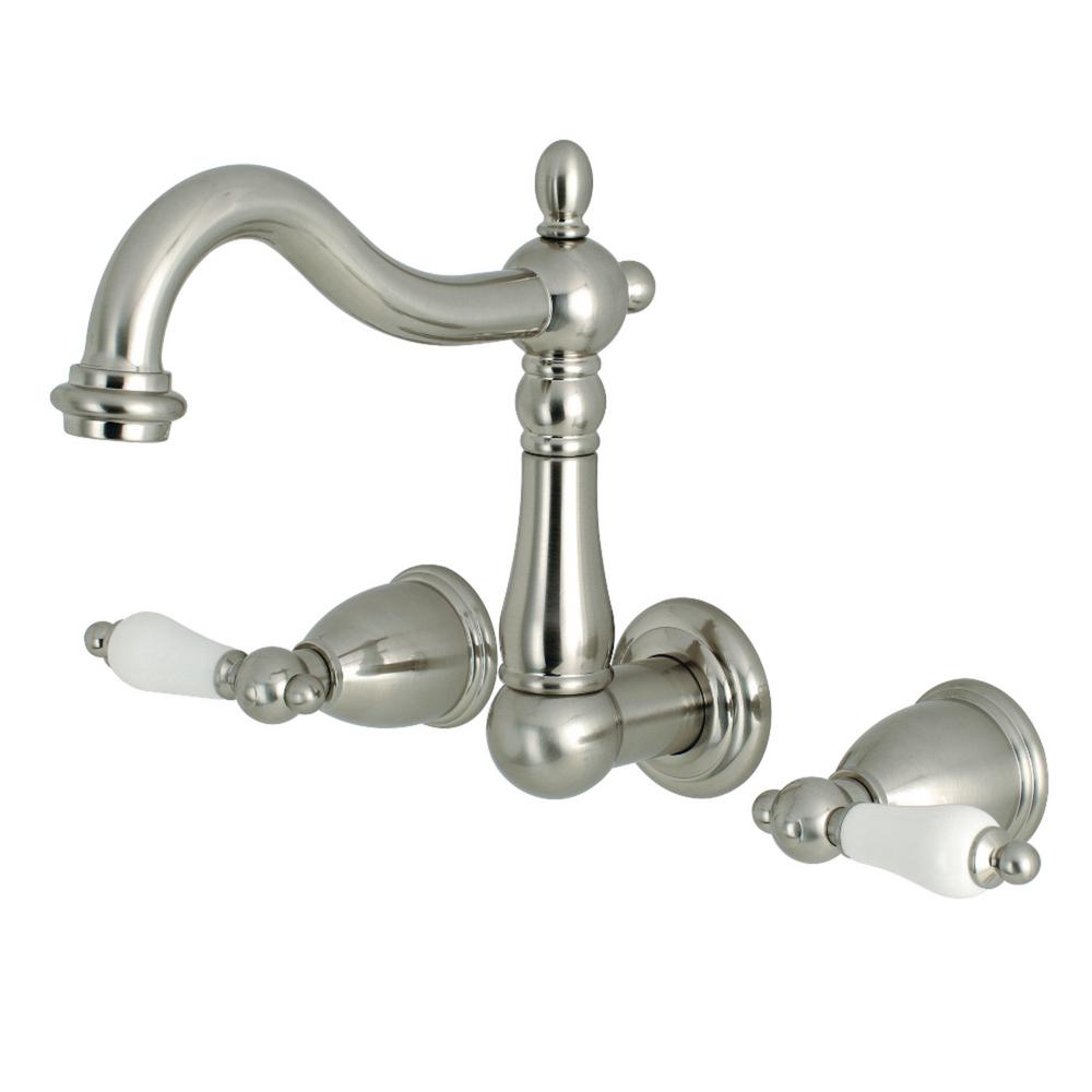 Kingston Brass Heritage 2-Handle Wall Mount Bathroom ...