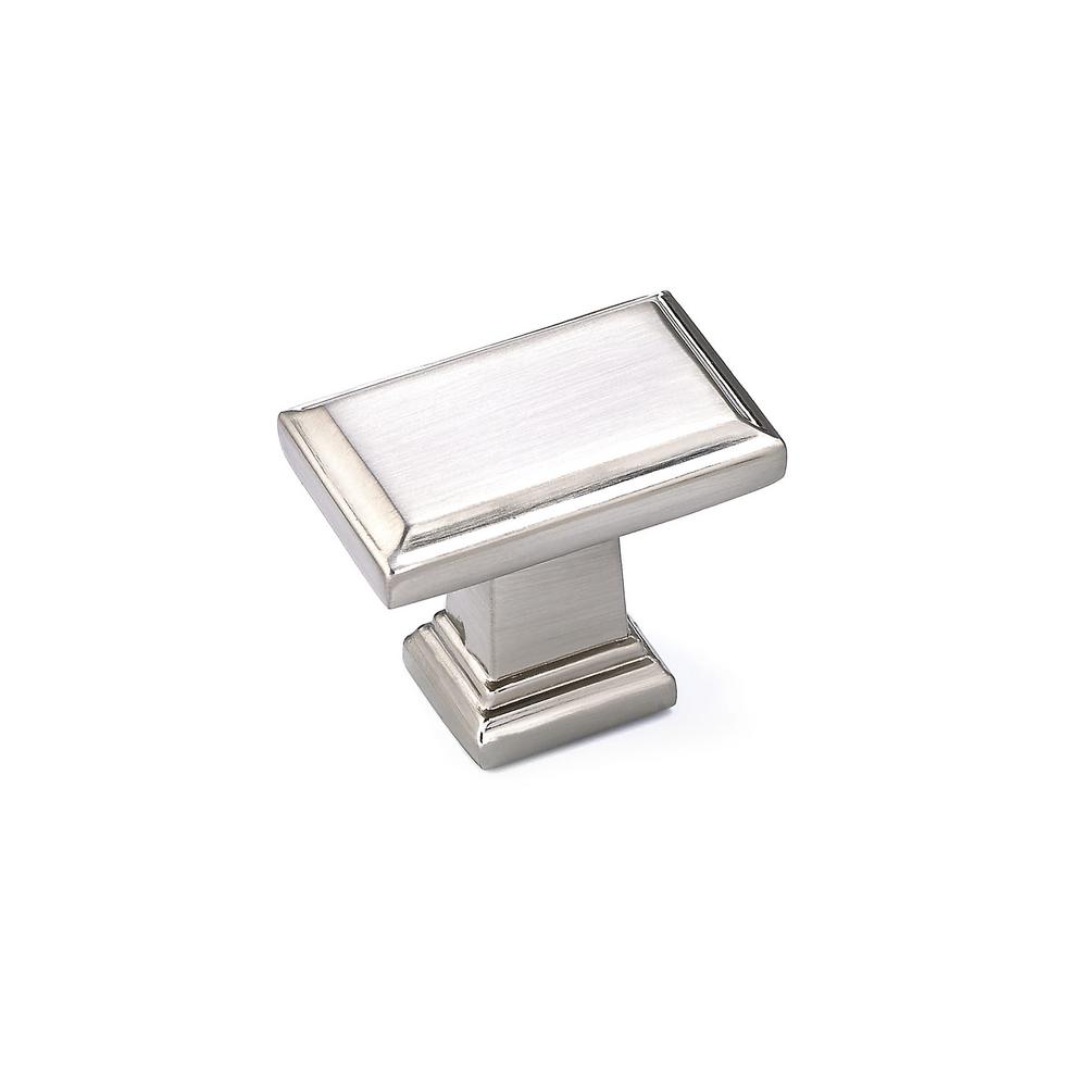Rectangle Cabinet Knobs Cabinet Hardware The Home Depot - 1 1 2