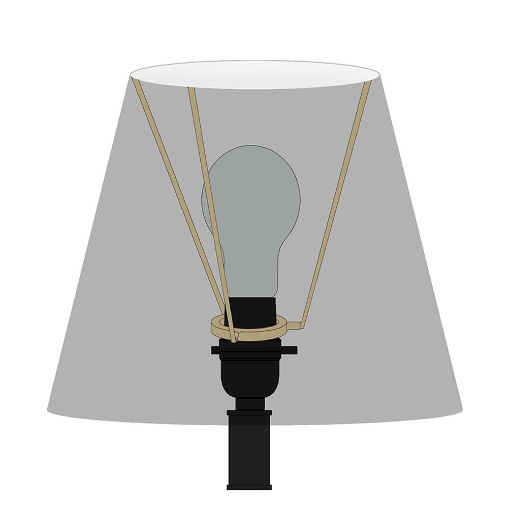Hampton Bay Mix And Match 14 In Dia X, Uno Lamp Shade Fitting