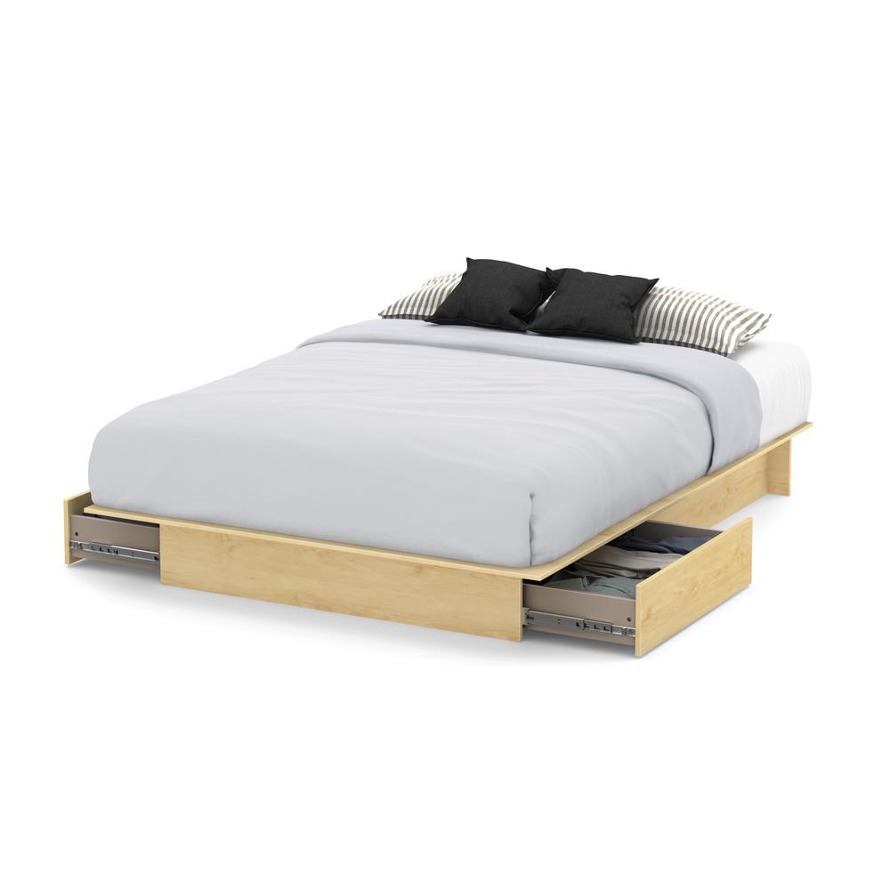 South S Urben Queen Storage Bed 3013217 The Home Depot Urben Queen Storage Bed
