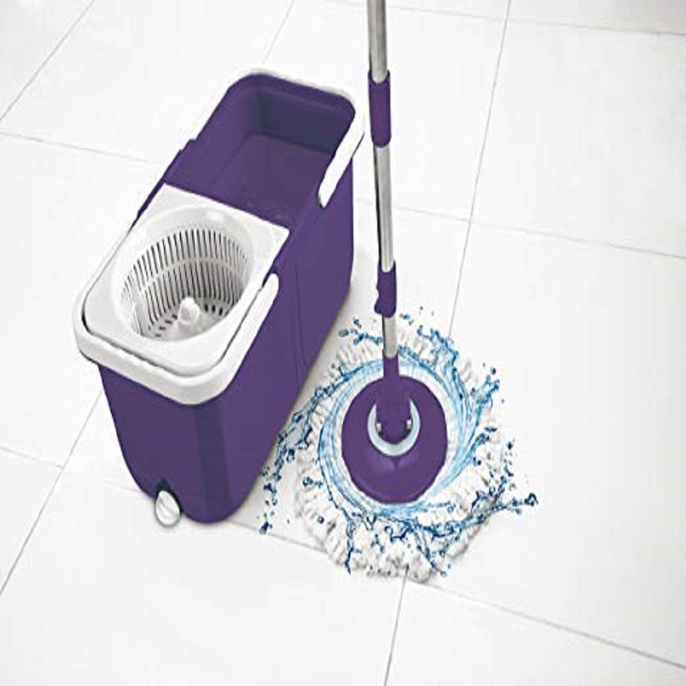 Big Boss Insta Mop The Spinning Action Microfiber String Mop with BuckleEM9672 The Home Depot