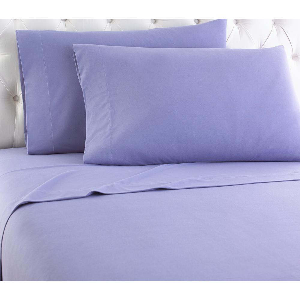 Micro Flannel California King 4Piece Amethyst Sheet Set MFNSSCKAMT