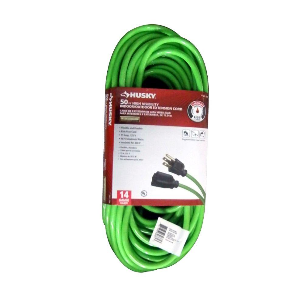 Husky 50 ft. 14/3 Extension CordAW62661 The Home Depot
