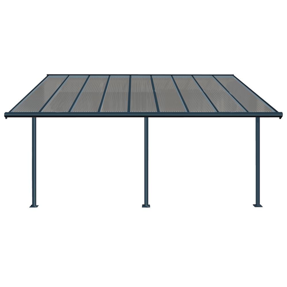 Patio Covers Sheds Garages Outdoor Storage The Home Depot Gray Bronze Patio Cover Awning