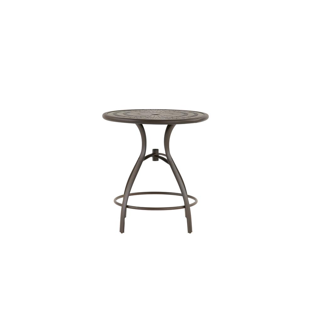 2 3 Person Bar Height Tables Outdoor Furniture The Home Depot Beckham Steel Balcony Height Outdoor Dining Table