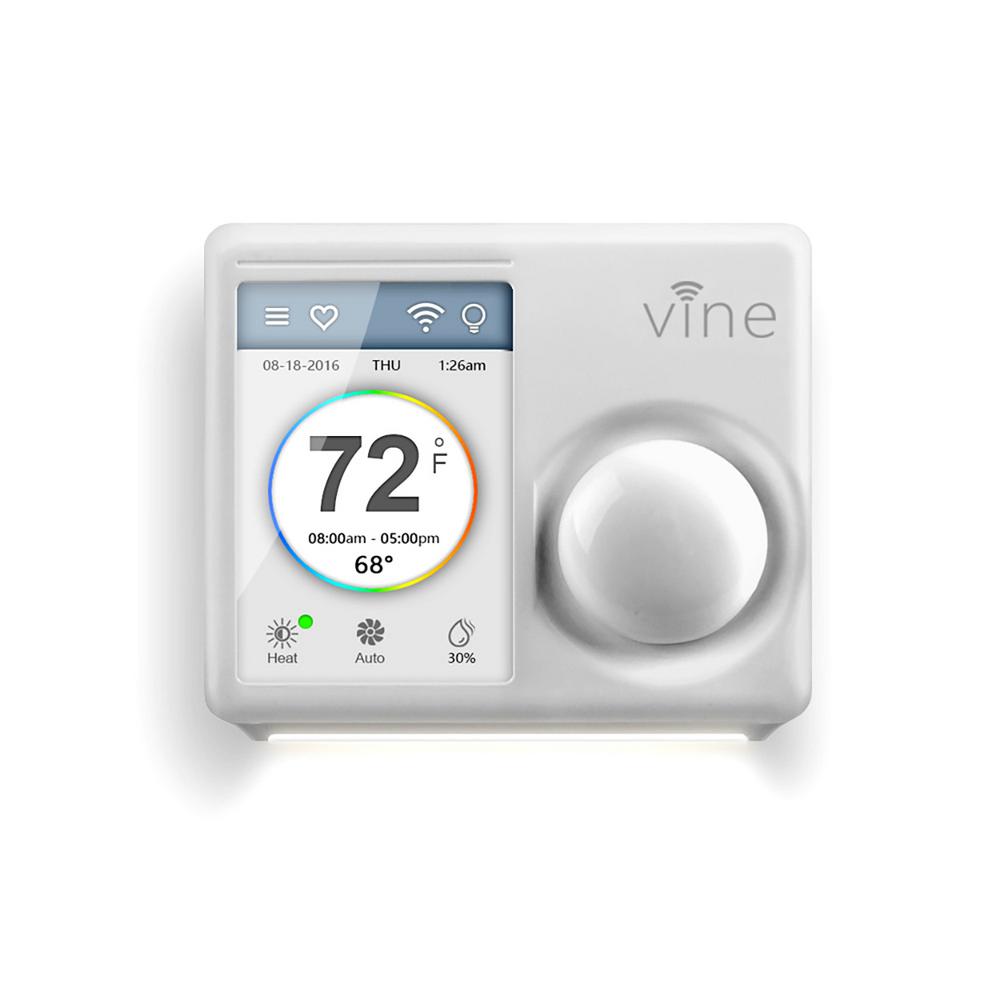 Vine 7Day WiFi Smart Programmable Thermostat with 3.5 in. Color