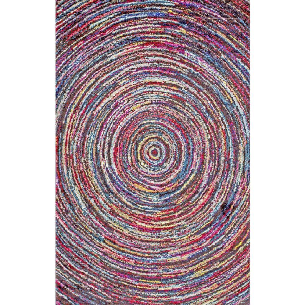 nuLOOM Lorilee Ripples Multi 9 ft. x 12 ft. Area RugECCR08A9012 The