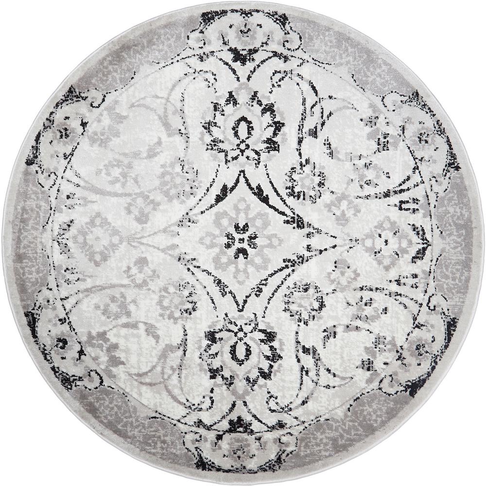 Home Dynamix Boho Silver 7 Ft 10 In Indoor Round Area Rug 8r 22090 Boho Silver 7 Ft 10 In Indoor Round Area Rug