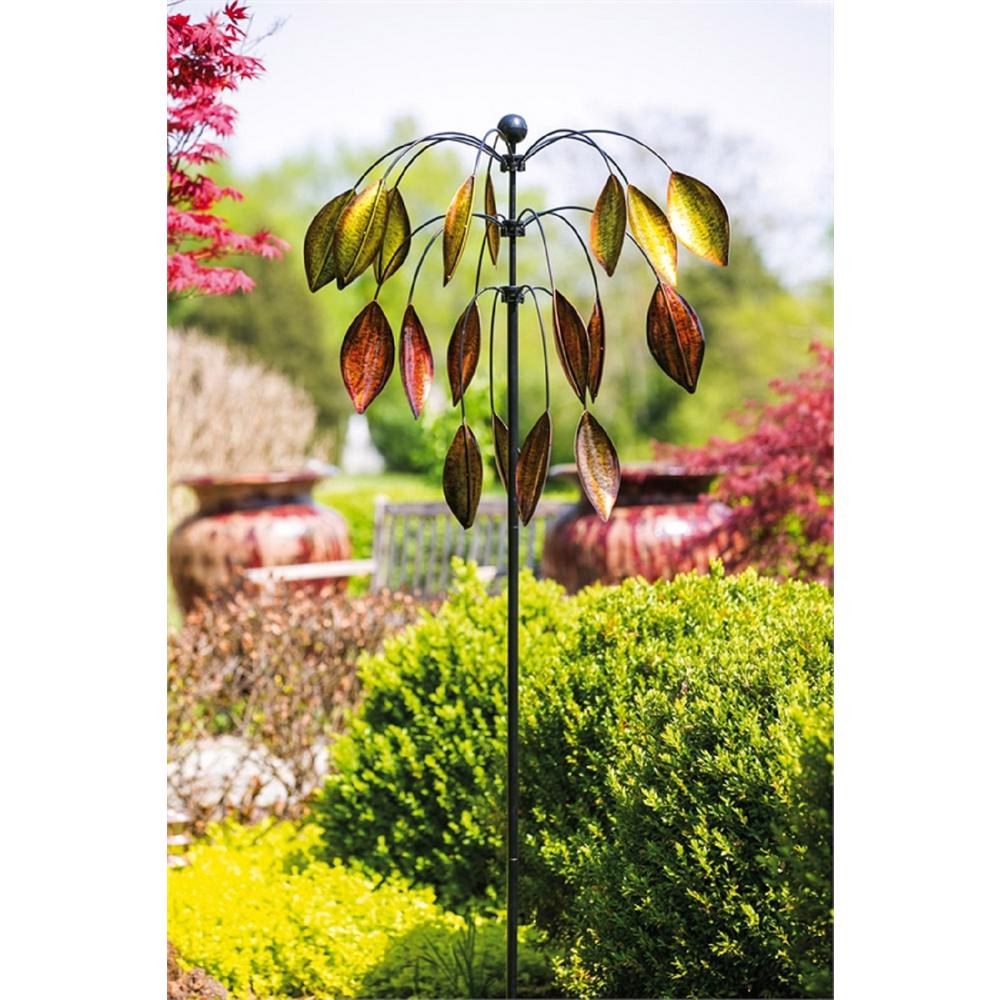 Evergreen 3 Tiered Tree 77 In Kinetic Wind Spinner 47m322 The Evergreen 3 Tiered Tree 77 In Kinetic Wind Spinner