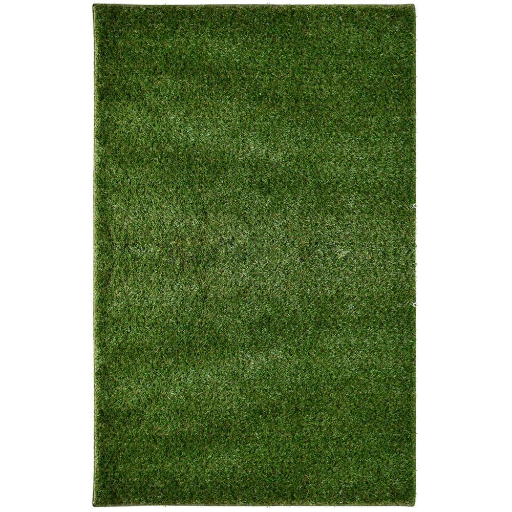 Lanart Grass Shag Green 8 Ft X 12 Ft Indoor Outdoor Area Rug