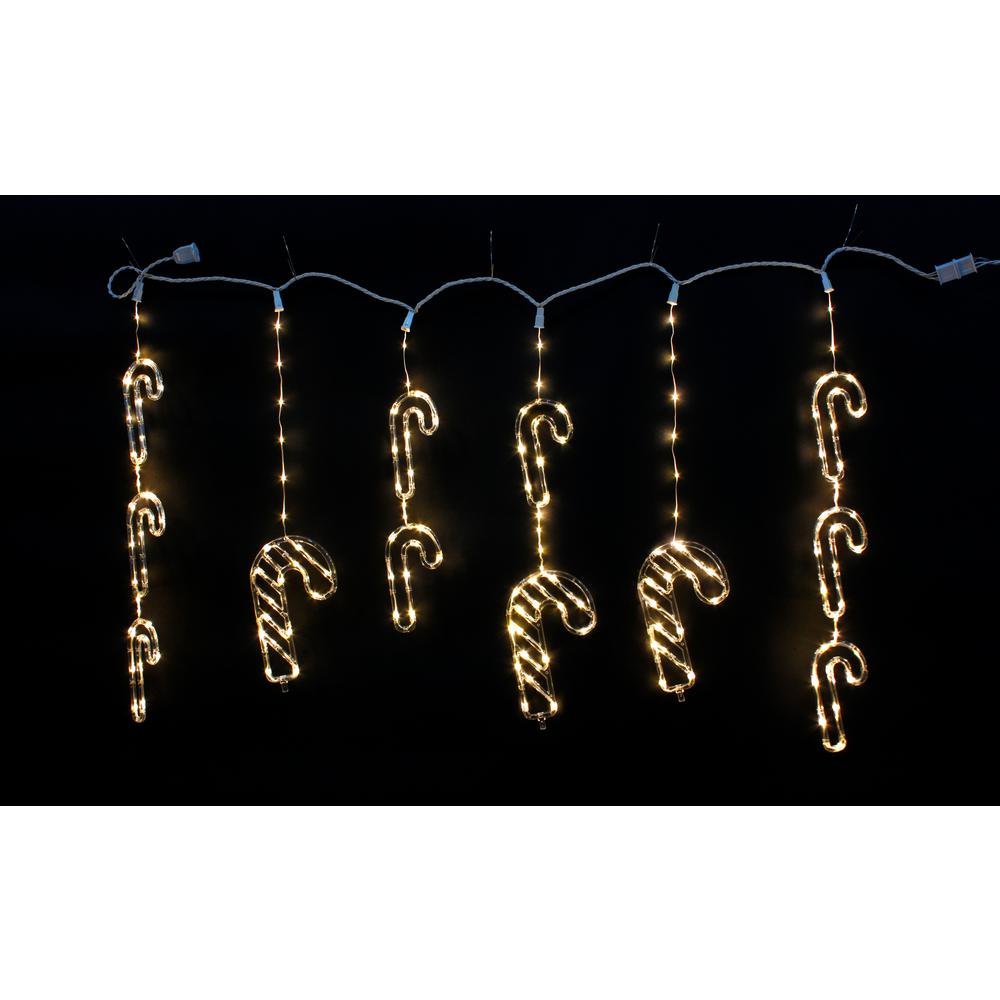 Brite Star 60Light LED Pure White Icicle Snowflake Light Set3975200