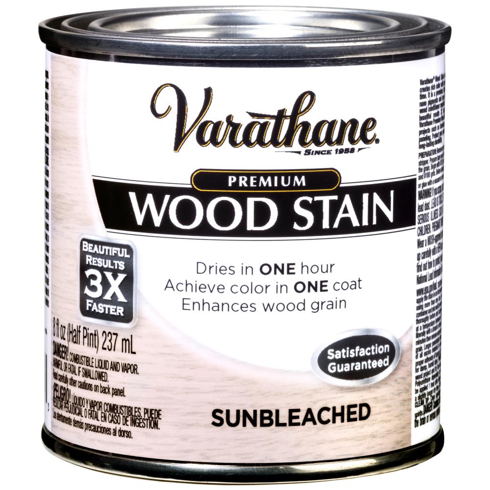 Varathane 8 Oz. Sunbleached Premium Fast Dry Interior Wood Stain-266192 