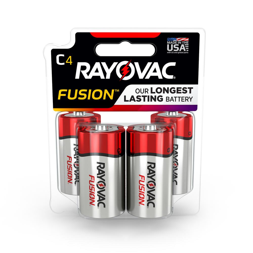 rechargeable c batteries 4 pack