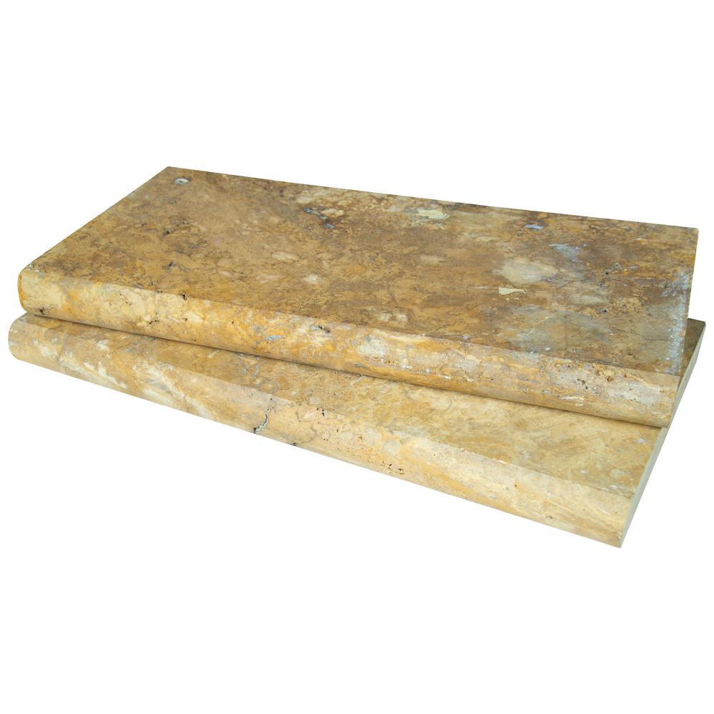 msi travertine pool coping