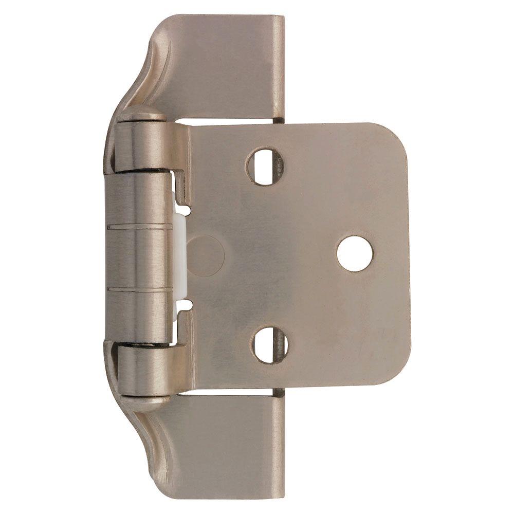 hinge overlay wrap cabinet semi hinges nickel liberty sn satin pair flush closing depot self inch pack soft close homedepot