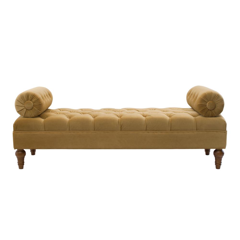 gold - bedroom benches - bedroom furniture - the home depot