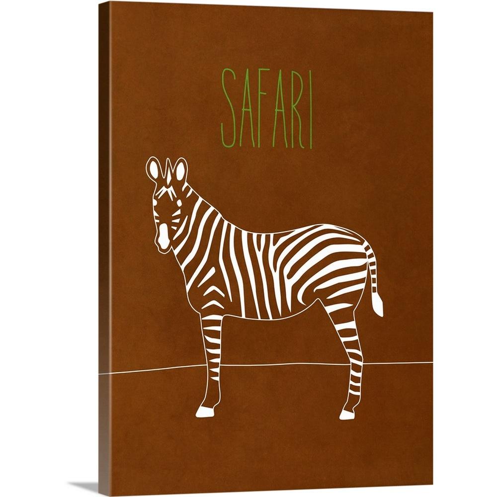 Greatbigcanvas Safari Animal Ii By Modern Kat Canvas Wall Art 2332359 24 18x24 The Home Depot