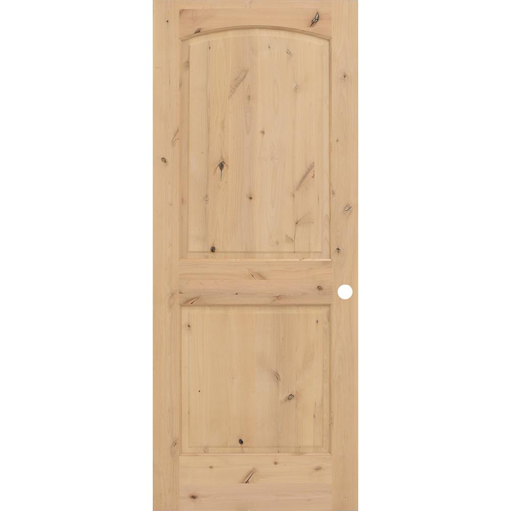 Steves Sons 24 In X 80 In 2 Panel Round Top All Wood