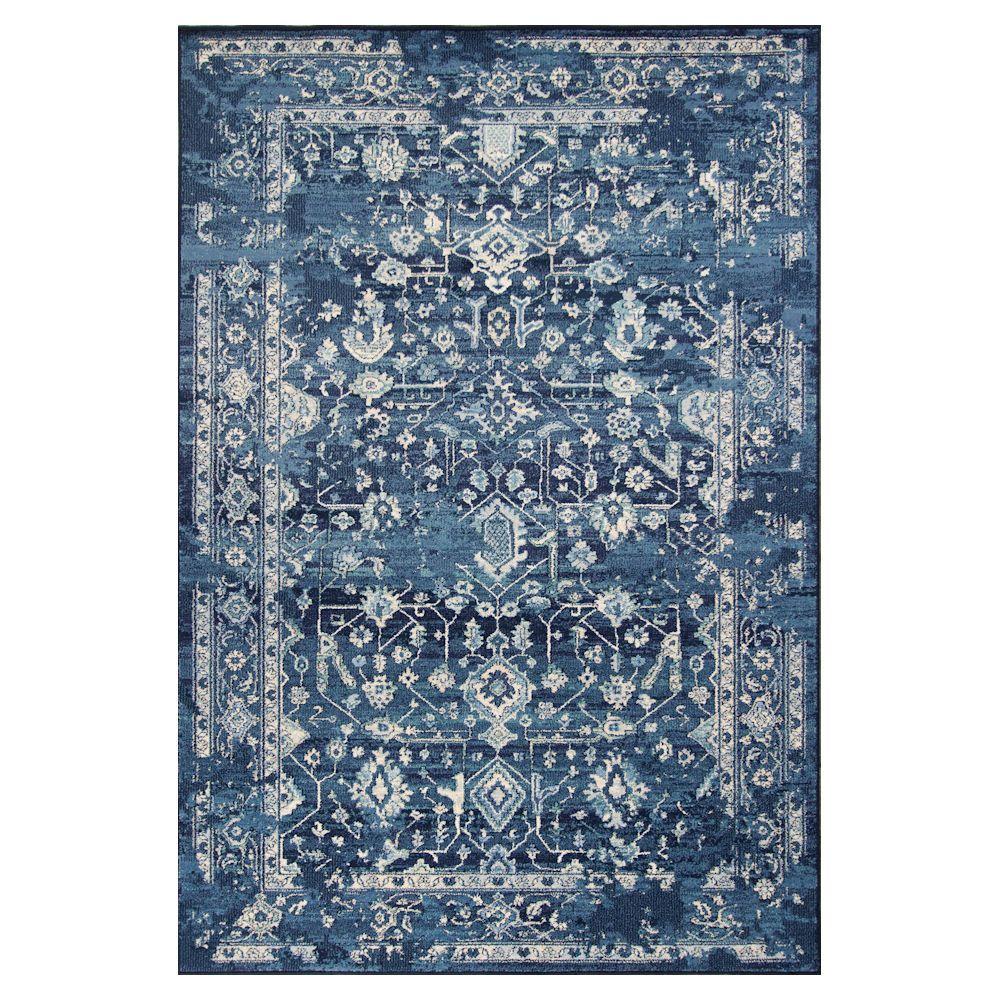 Kas Rugs Bob Mackie Vintage Azure Blue Marrakesh 3 Ft In X 4 Kas Rugs Bob Mackie Vintage Azure Blue Marrakesh 3 Ft In X 4