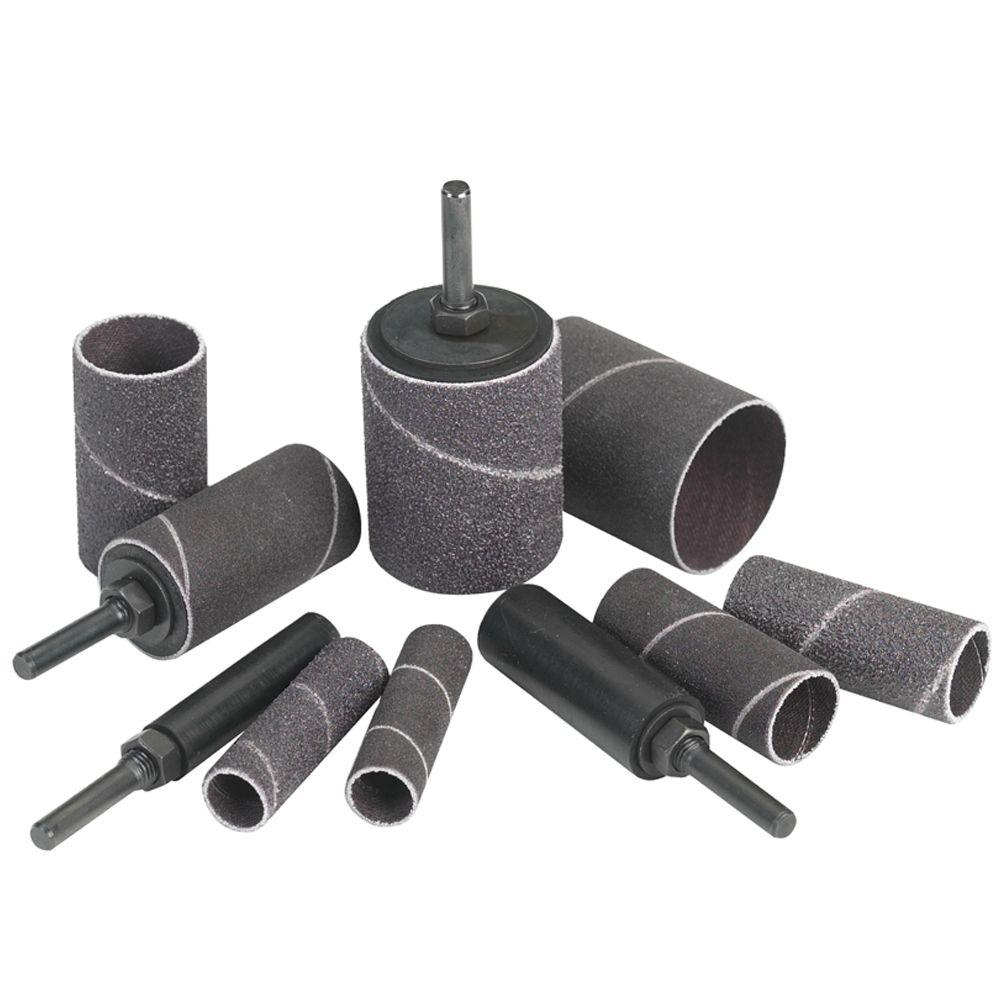 Clesco 12Piece Extra Long Sanding Drum Kit with Nut Lock DrumsDRUM