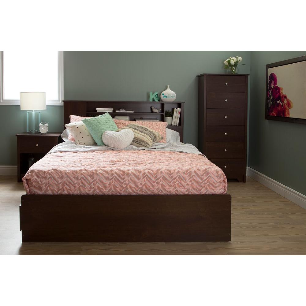 South Shore Vito Queen Storage Bed10086 The Home Depot