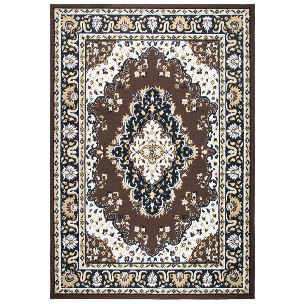 Rizzy Home Xcite Brown Ivory 8 Ft X 10 Rectangle Area Rug