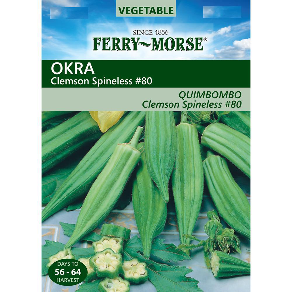 FerryMorse Okra Clear Clemson Superb SeedX7451 The Home Depot