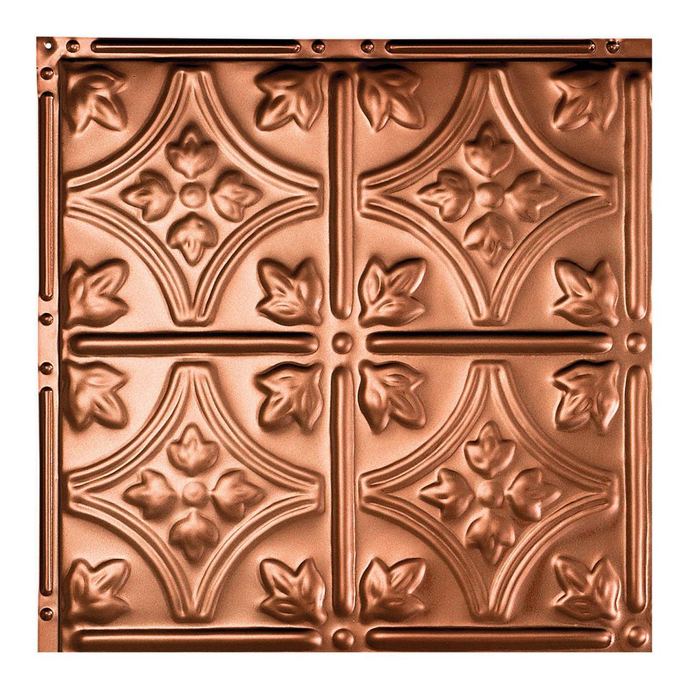 Great Lakes Tin Hamilton Vintage Bronze 12 In X 12 In Nail Up