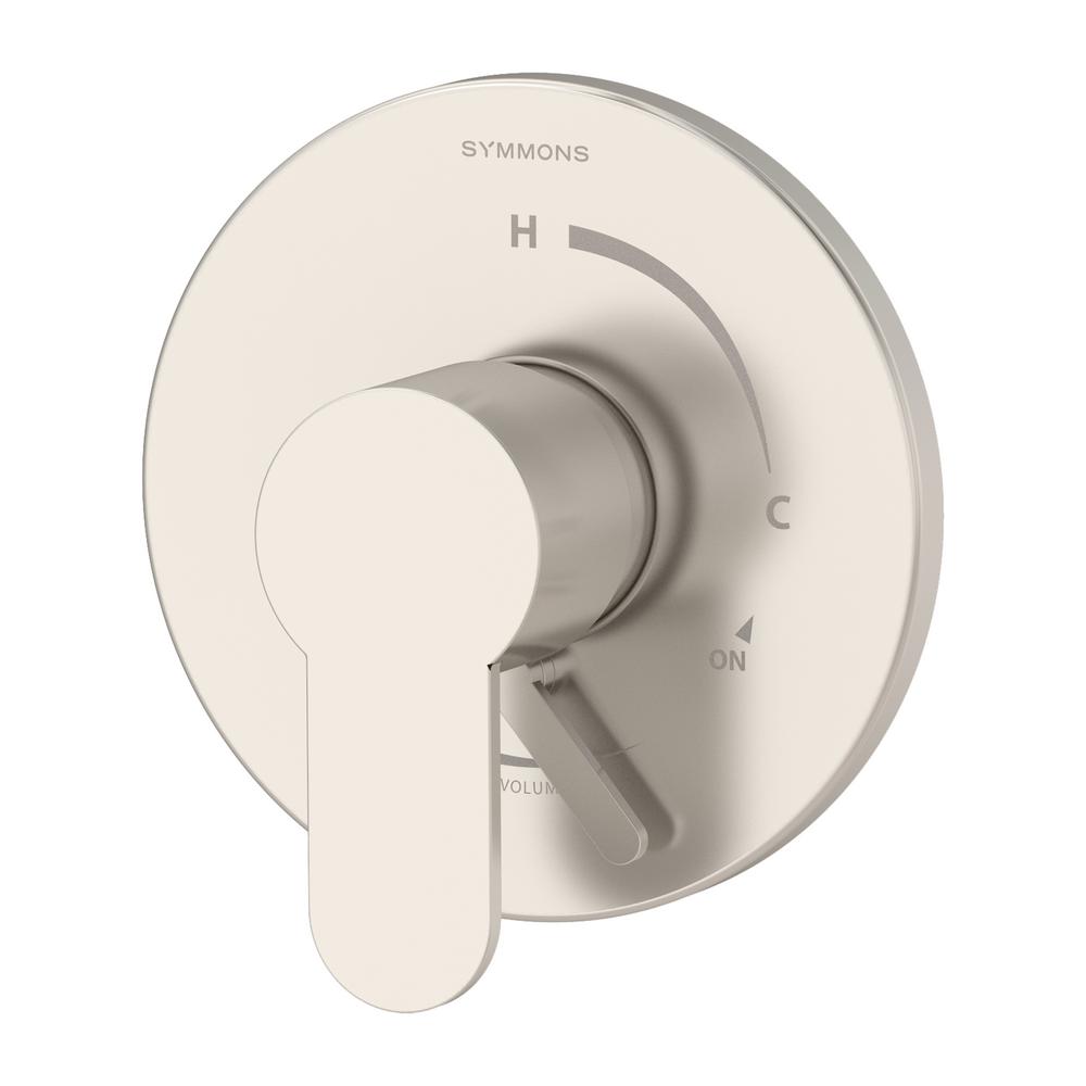 Symmons Identity 1 Handle Pressure Balance Shower Valve Trim Kit In Satin Nickel Valve Not 3930