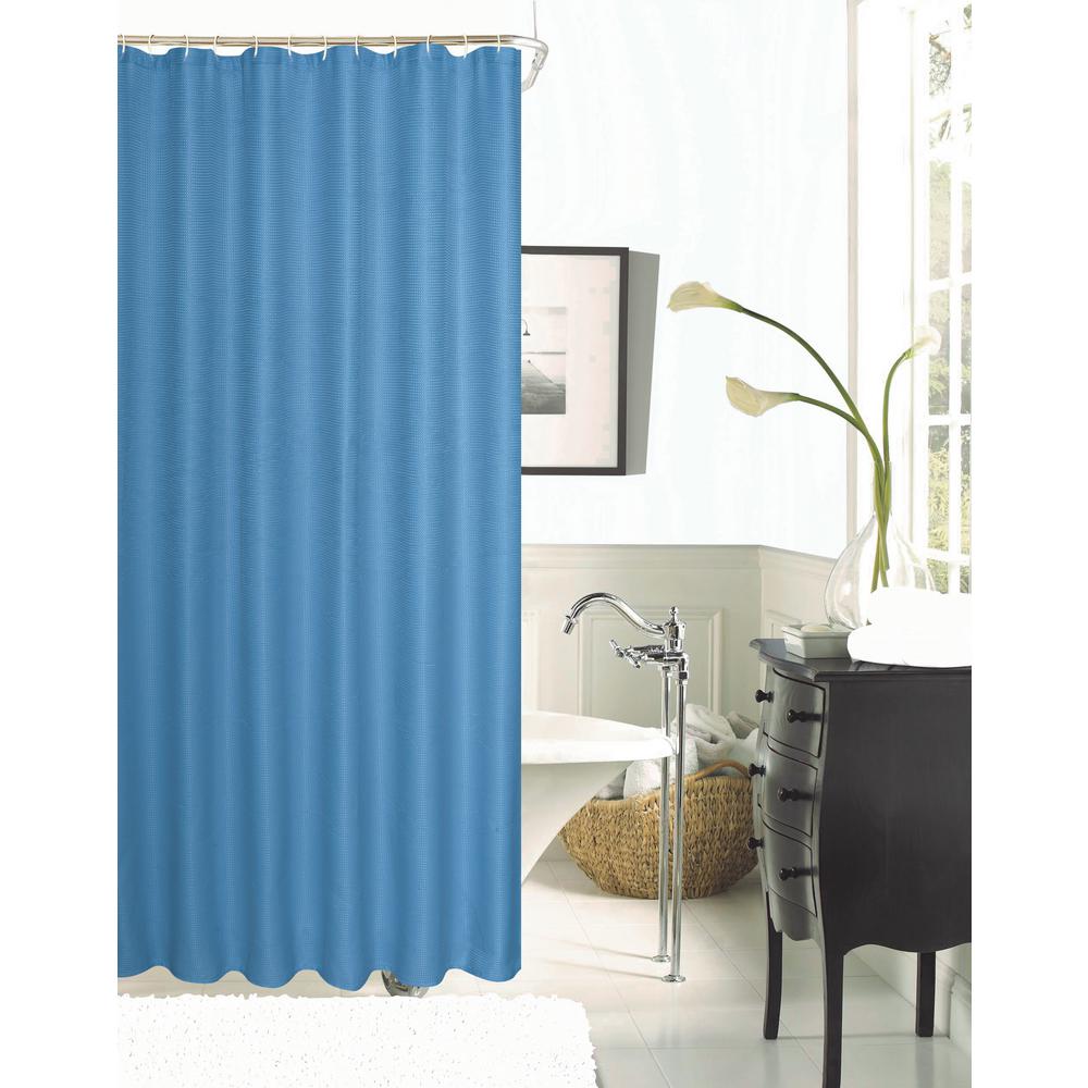 Dainty Home Hotel Collection Spa 251 Waffle 72 In River Blue