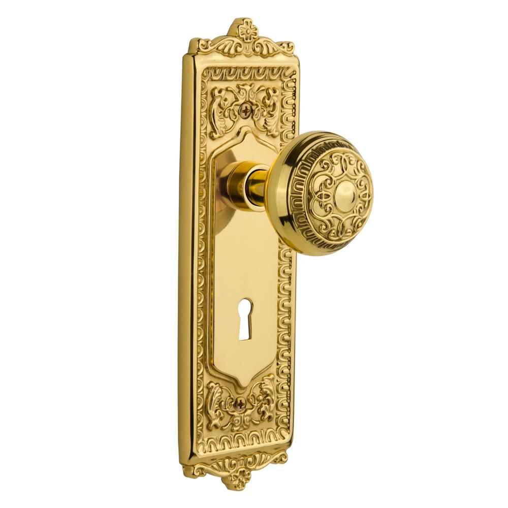 Nostalgic Warehouse Egg And Dart Plate Interior Mortise Egg And