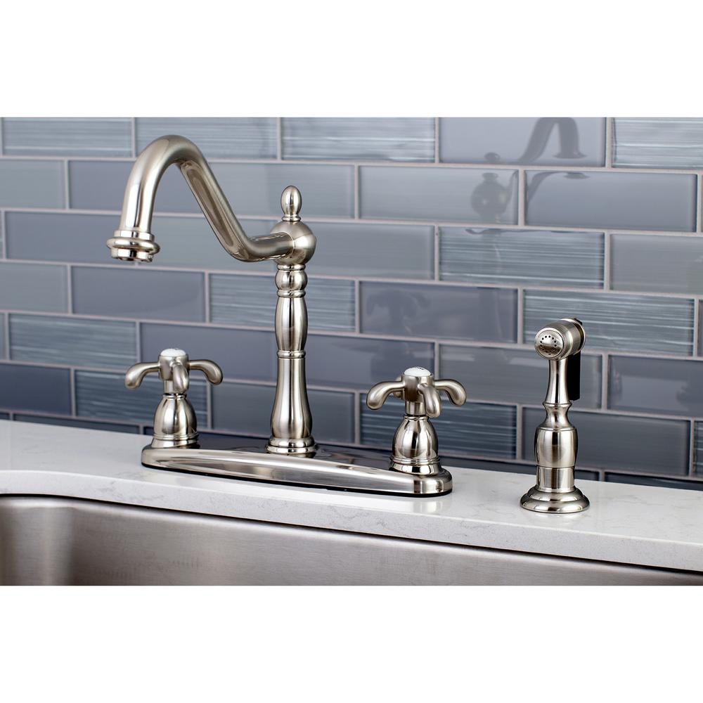 Kingston Brass French Country 2 Handle Standard Kitchen Faucet