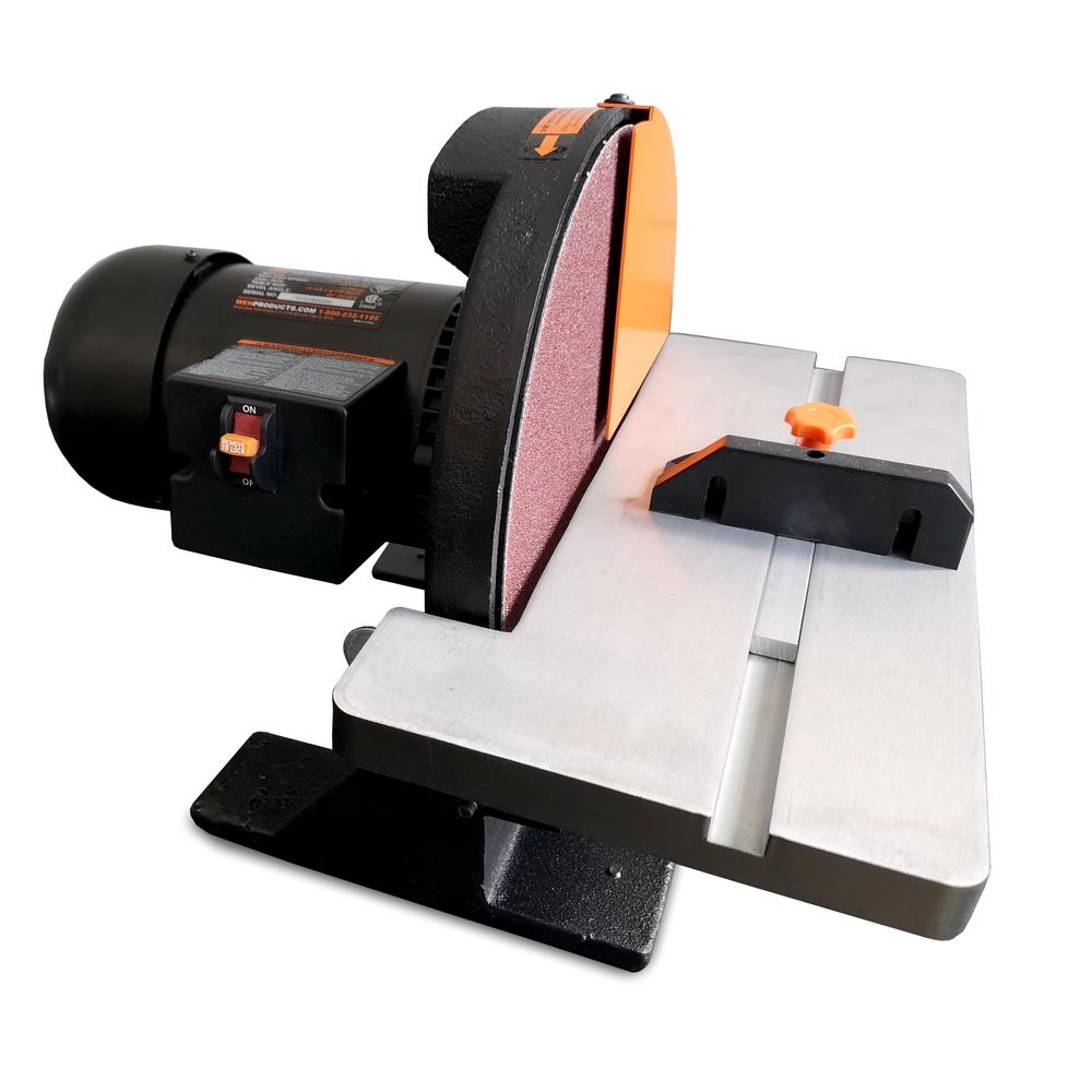 WEN Corded 12 in. Benchtop Disc Sander with Miter Gauge ...