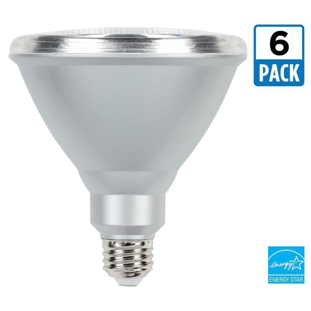 Par38 Reflector 6 Led Bulbs Light The Home Depot 90w Equivalent Daylight Par38 Dimmable Led Flood Light Bulb 6 Pack