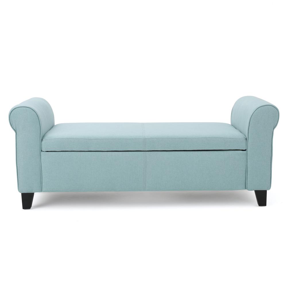 Featured image of post Blue Storage Bench With Arms / The faux leather upholstered high bench makesthe faux leather upholstered high bench makes a sophisticated, casual and comfortable addition to any room.