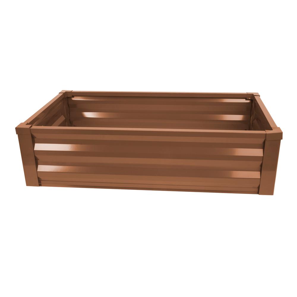 CITY PICKERS 24.5 in. x 20.5 in. Patio Raised Garden Bed Grow Box Kit