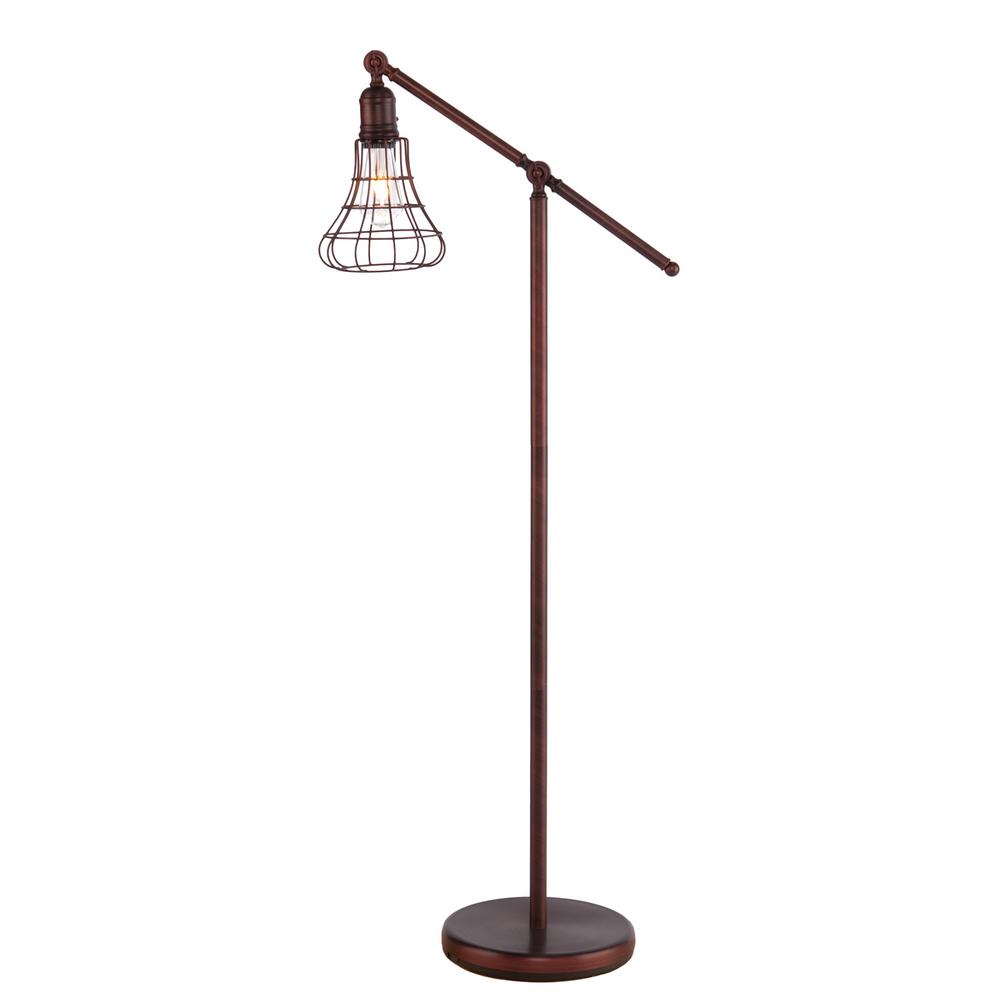 Porter 52 In Coppery Brushed Bronze Floor Lamp