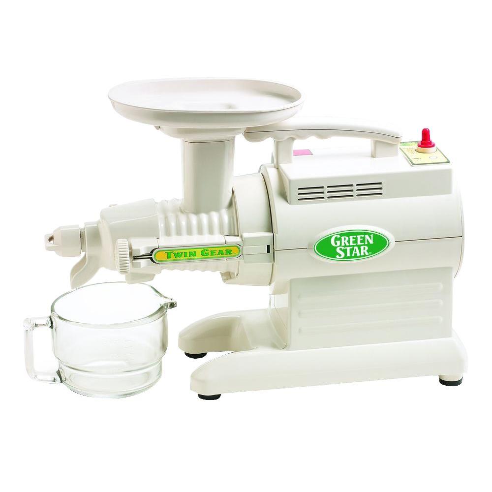 Tribest Greenstar Original Twin Gear Juicer GS1000B The Home Depot