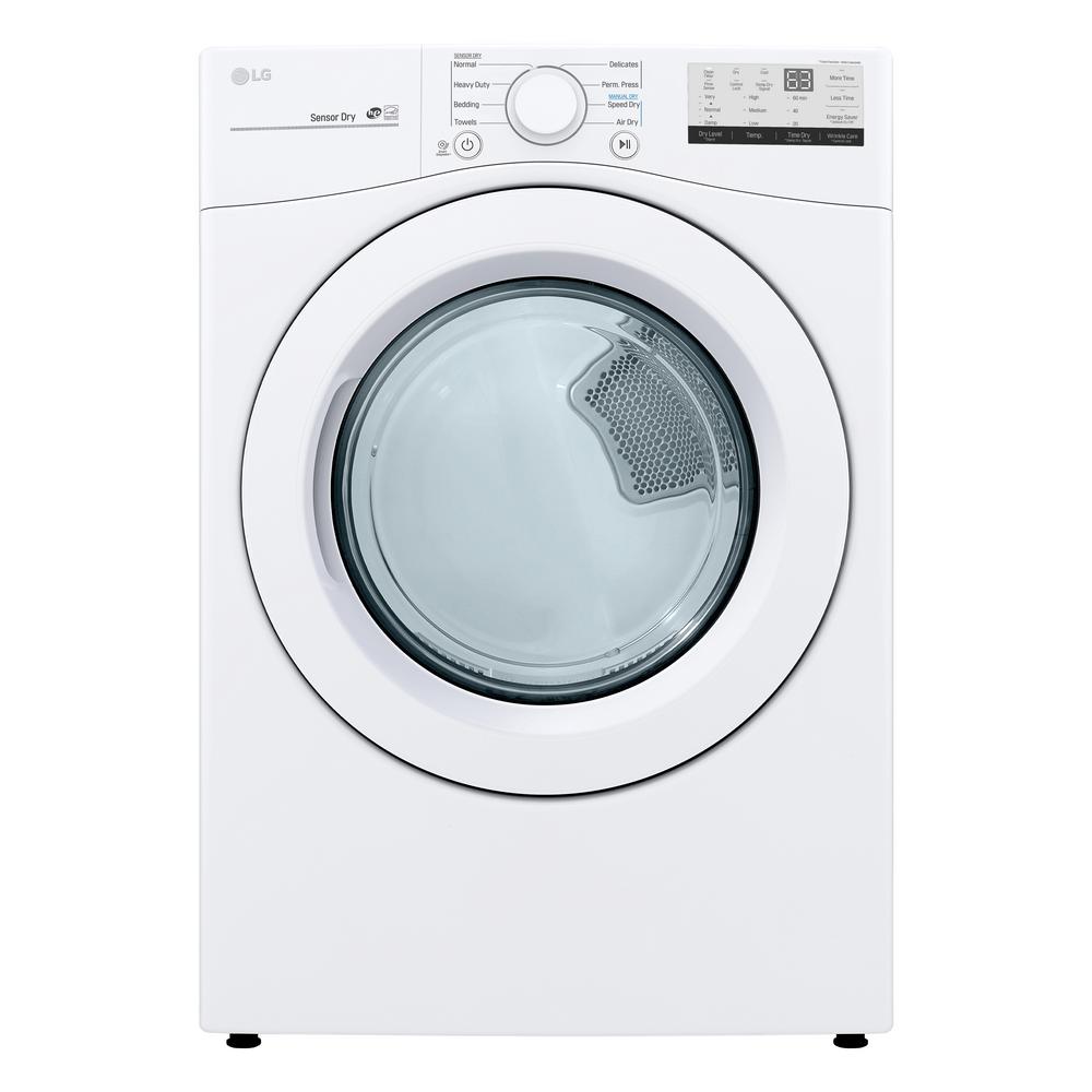 LG Electronics 7.4 cu. ft. Smart White Electric Vented Dryer with Sensor Dry was $799.0 now $528.0 (34.0% off)