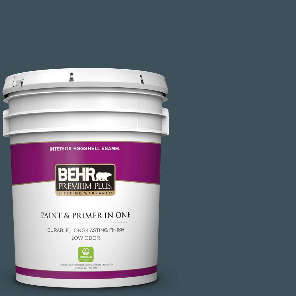 Behr Premium Plus 5 Gal T11 6 Almost Famous Eggshell Enamel Low Odor Interior Paint And Primer In One The Home Depot