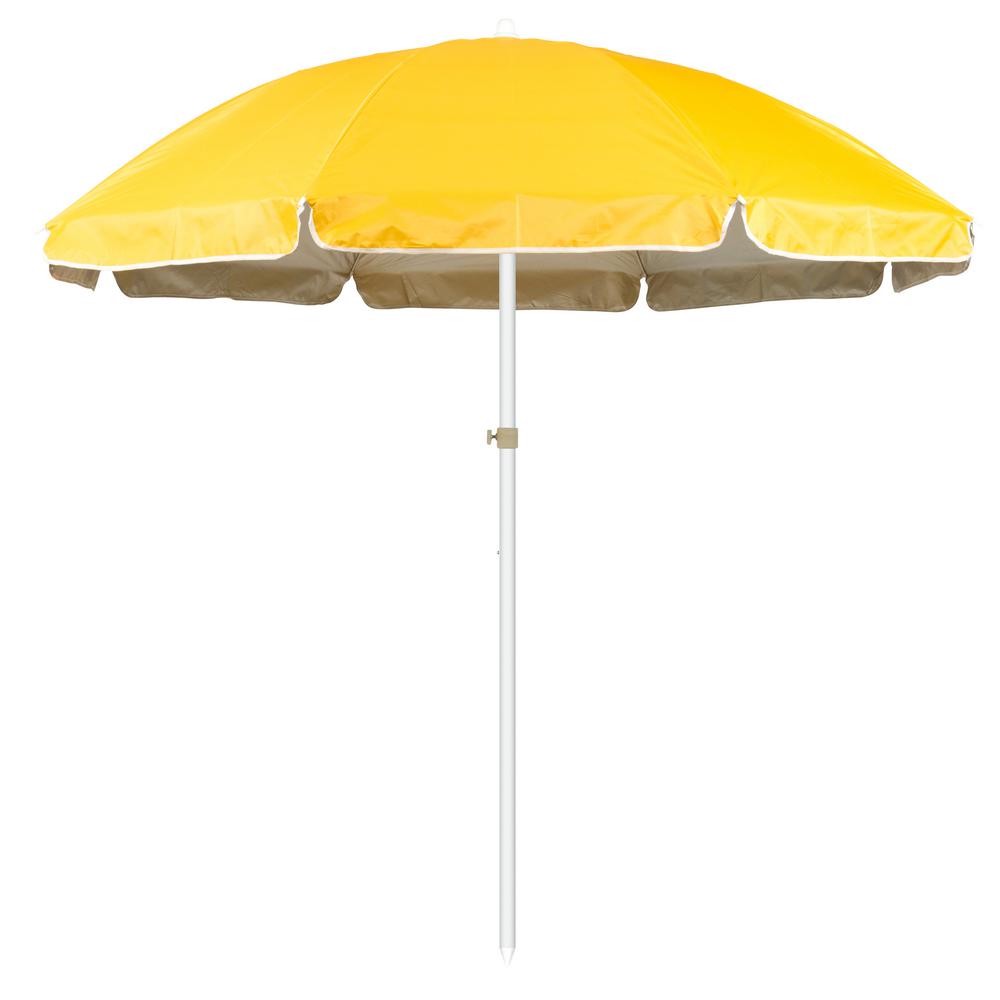 Best Rated Pick Up Today 6 5 Patio Umbrellas Furniture Market Portable Beach And Sports Patio Umbrella In Yellow