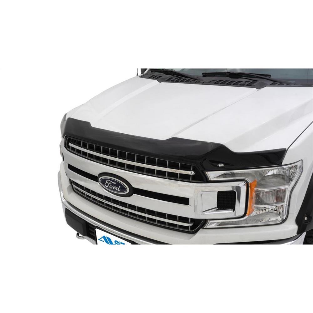 Auto Ventshade (AVS) by RealTruck 15-18 Hyundai Sonata (Grille Fascia Mount) Aeroskin Low Profile Acrylic Hood Shield - Smoke