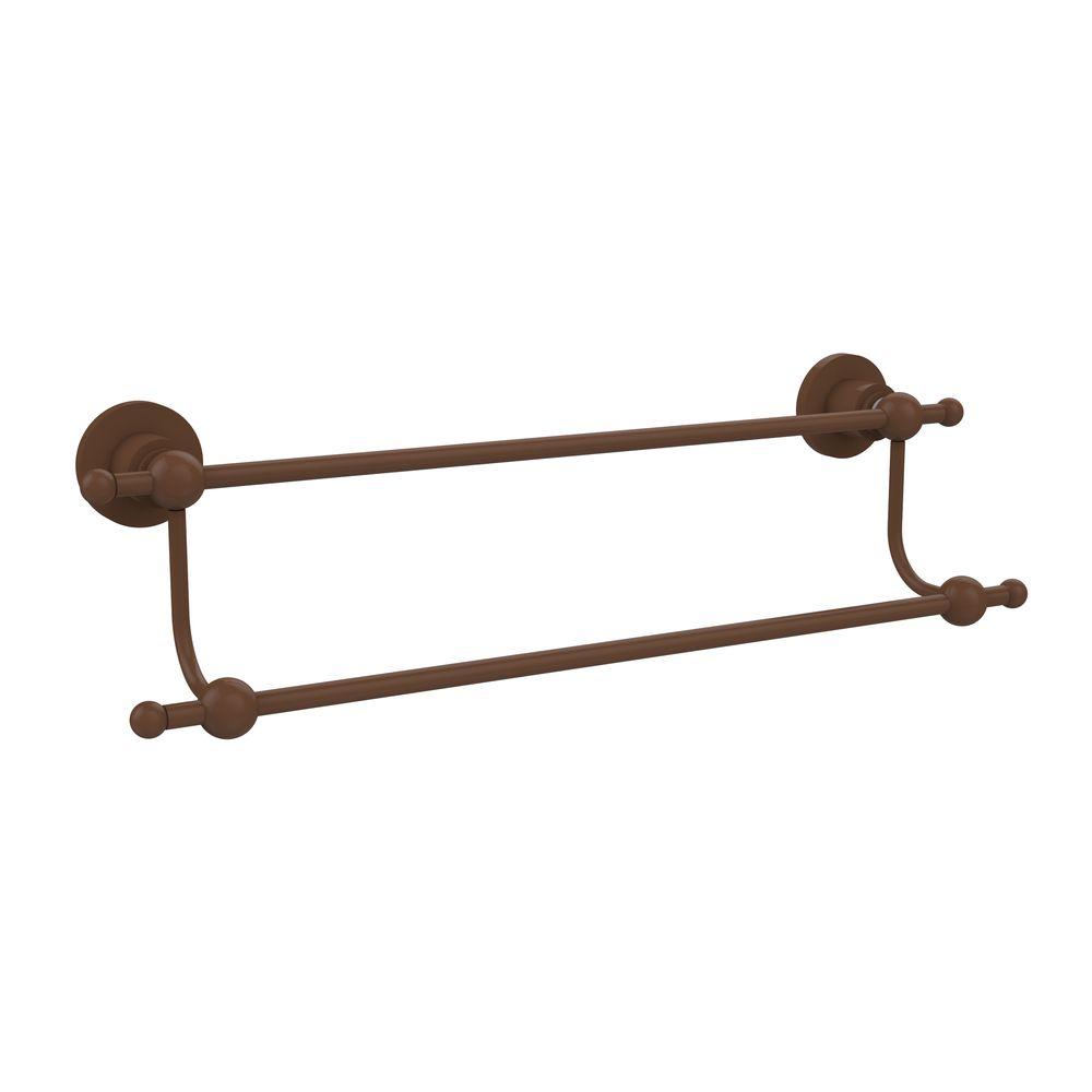 Allied Brass 7272G//24-ABZ 24 Inch Double Towel Bar Antique Bronze