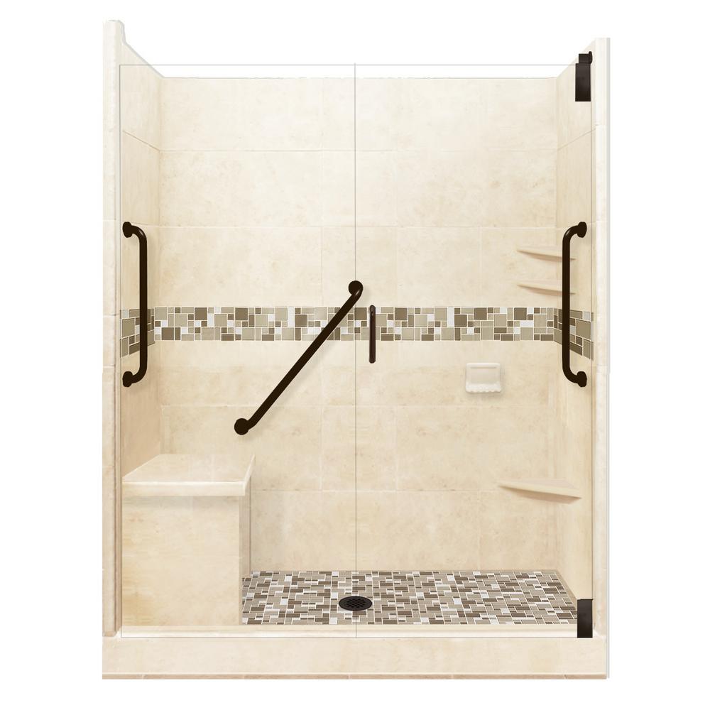 American Bath Factory Tuscany Freedom Grand Hinged 42 in. x 60 in. x 80
